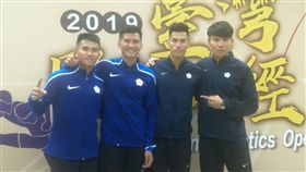 ▲中華男子400公尺接力隊在預賽破全國紀錄。（圖／記者林辰彥攝影）