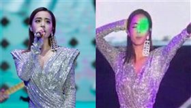 蔡依林,北京,中國,雷射筆,視力受損（合成圖／翻攝自蔡依林工作室；星報君Hot微博）