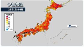 北海道酷熱　創5月氣象觀測紀錄（圖／翻攝自ウェザーニュース推特）