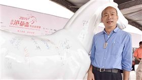 高雄市長韓國瑜，2019高雄港都盃馬術錦標賽熱鬧登場，將馬術競賽列為觀光休閒重點，高雄市府提供