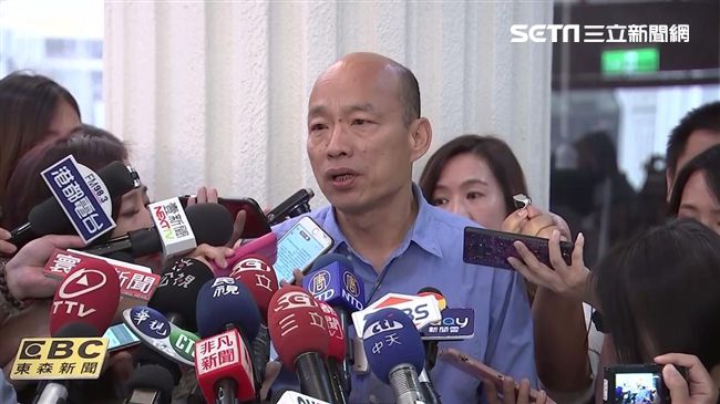 頻表態選總統　韓國瑜：我都是被動的