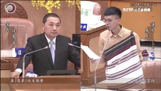 侯友宜首總質詢　議員唱可憐的落魄人