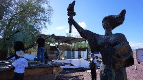 六四前夕　中國海外民運人士趕工肉身擋