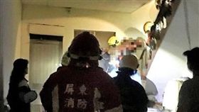 屏東,火警,縱火,小兒麻痺,前男友,套房（圖／翻攝畫面）