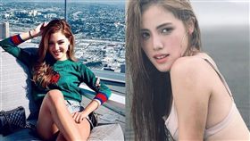 台美混血的「昆凌接班人」、模特兒、微風代言人書那娜/合成圖/IG