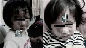 新竹,家暴,繼父,虐童,女童,失聯,熊貓眼（圖／翻攝自王薇君臉書）