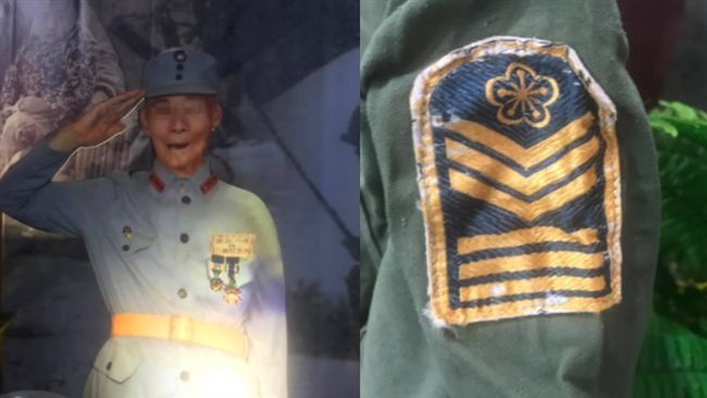 阿伯60年軍服曝光！臂章讓網友跪了