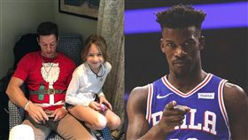 NBA／巴特勒教馬克華柏格愛女打球
NBA,費城七六人,Jimmy Butler,馬克華柏格,變形金剛
翻攝自推特