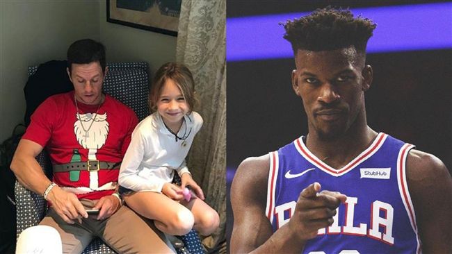 NBA／巴特勒教馬克華柏格愛女打球