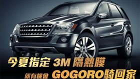 ▲貼3M汽車隔熱紙抽Gogoro 3 Plus。（圖／3M提供）