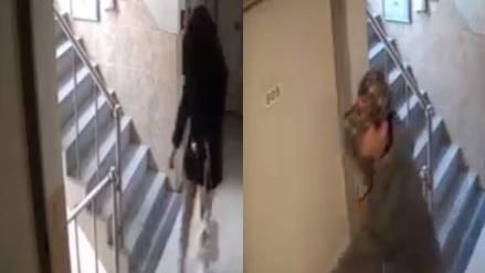 喝醉妹回家被緊跟　尾隨男狂按密碼鎖