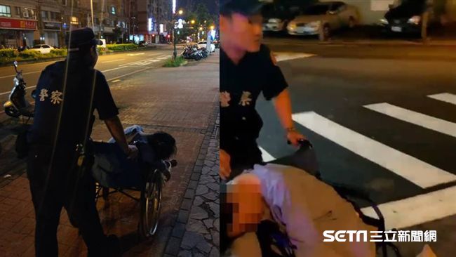 獨／輪椅婦癱路邊　警推她奔5米送醫
