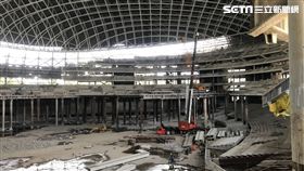 會勘大巨蛋 盧冠妃攝