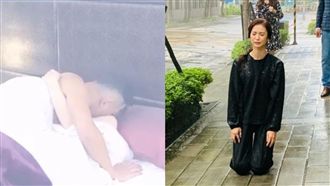 性愛片遭洩！惡女跪叩自賞十巴掌求饒