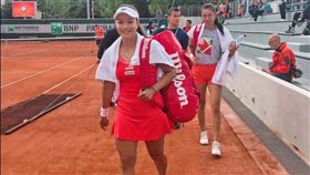 詹詠然（左）與妹妹詹皓晴今將爭搶16強門票。（圖／翻自詹詠然臉書）