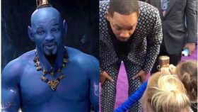 Will Smith,阿拉丁,魔法,精靈,女童,迪士尼,電影,聖誕老人, 圖翻攝自YouTube、阿拉丁官方劇照