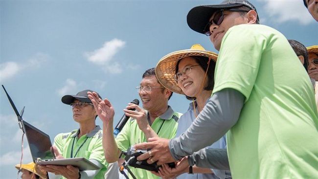 蔡英文台南跑行程！崑濱伯力挺拚連任