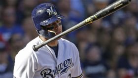 ▲葉立奇（Christian Yelich）敲出第21轟後，近4戰只敲出1支安打。（圖／美聯社／達志影像）