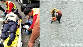 南投眉溪男冒險過溪遭沖走溺死／翻攝畫面