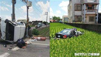 救護車闖紅燈撞轎車　慘釀2傷1命危