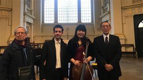 旅英大提琴家　林冠吟提供