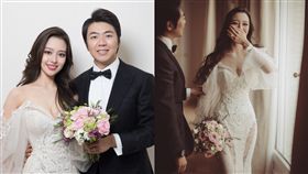 郎朗結婚了…娶小12歲混血鋼琴家　白紗只遮「三角」辣翻
圖翻攝自郎朗微博