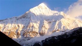 喜馬拉雅山，山脈，楠達德維山東峰。翻攝互聯網