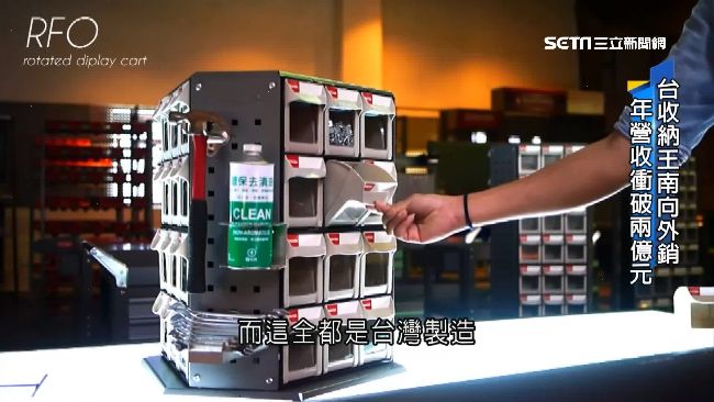 台「收納王」南向外銷　年營收破兩億