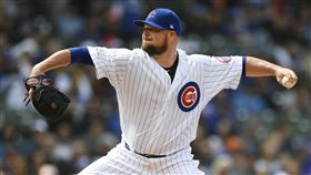 ▲雷斯特（Jon Lester）對天使7局飆6K僅失1分。（圖／美聯社／達志影像）