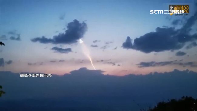 天邊神秘光！陸疑偷射「巨浪3」導彈