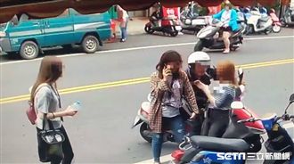 彰化驚現怪男騎士　突貼女路人臉索吻