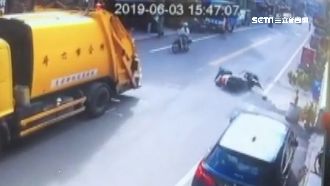 疑趕倒廚餘！里長妻遭撞飛顱內出血