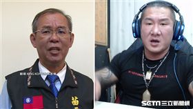 國民黨苗栗縣議員鄭聚然、館長陳之漢