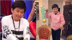 賀一航到白冰冰家寫書法。（圖／白冰冰臉書）