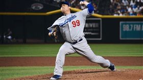 ▲柳賢振本季第9勝入袋。（圖／翻攝自道奇推特）