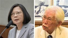 蔡英文,辜寬敏（圖／翻攝自蔡英文臉書、資料照）