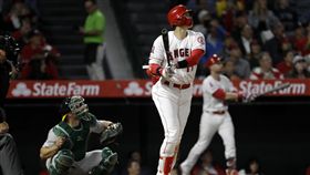 ▲大谷翔平敲出本季第4轟。（圖／美聯社／達志影像）