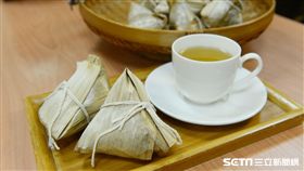 營養師張郢芳提醒，民眾最好將粽子當做正餐食用，而非點心。（圖／台北慈濟醫院提供）