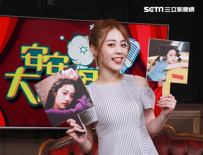 張語噥安安大明星。（記者邱榮吉/攝影）