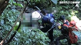 南投縣張姓男大生墜谷身亡（翻攝畫面）