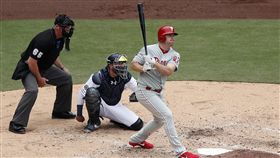 ▲布魯斯（Jay Bruce）轉戰費城人連2場開轟。（圖／美聯社／達志影像）