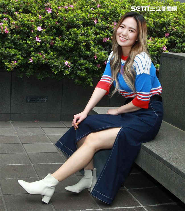 孫盛希接受三立新聞網金曲專訪。（記者邱榮吉/攝影）