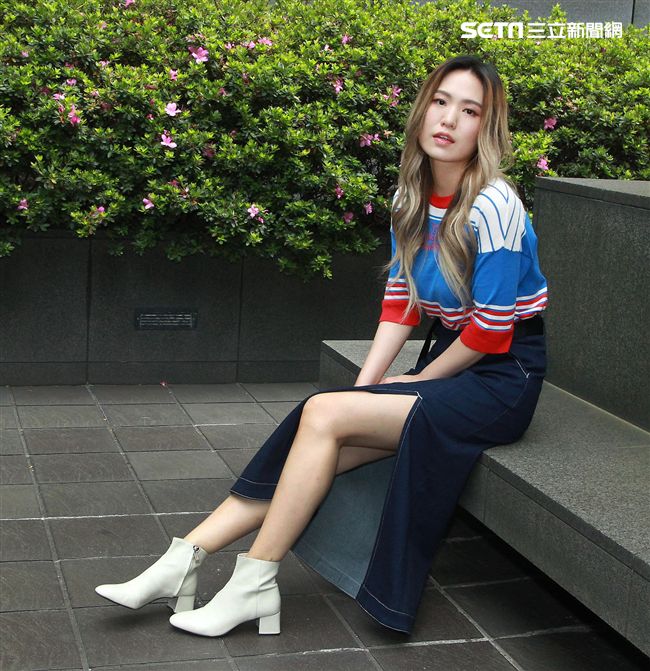 孫盛希接受三立新聞網金曲專訪。（記者邱榮吉/攝影）