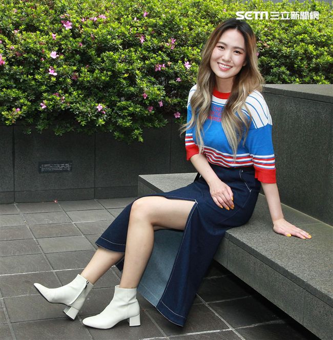 孫盛希接受三立新聞網金曲專訪。（記者邱榮吉/攝影）