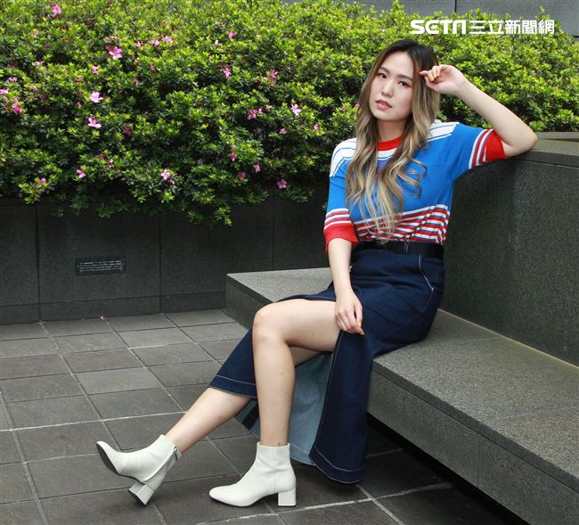 孫盛希接受三立新聞網金曲專訪。（記者邱榮吉/攝影）