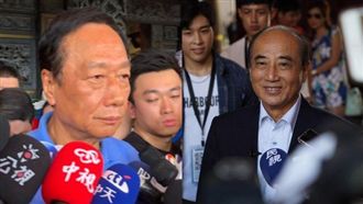 欲組郭王配？郭台銘：爬山各自努力