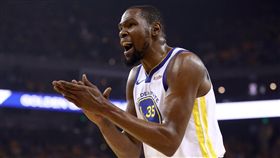 ▲杜蘭特（Kevin Durant）總冠軍賽第4戰仍無法上場。（圖／翻攝自推特）