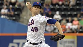 ▲狄格隆（Jacob deGrom）6局飆10K卻和勝投無緣。（圖／美聯社／達志影像）