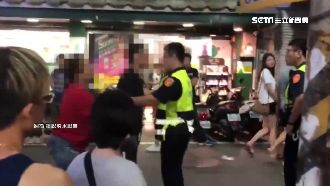 失控孕婦潑婦罵街　囂張嗆警還潑飲料