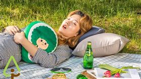 南韓首爾睡覺比賽。(圖/翻攝自유한킴벌리 우푸푸臉書)